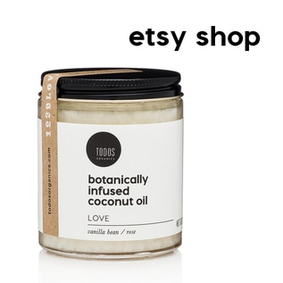LOVE botanically infused coconut oil by Todos Organics